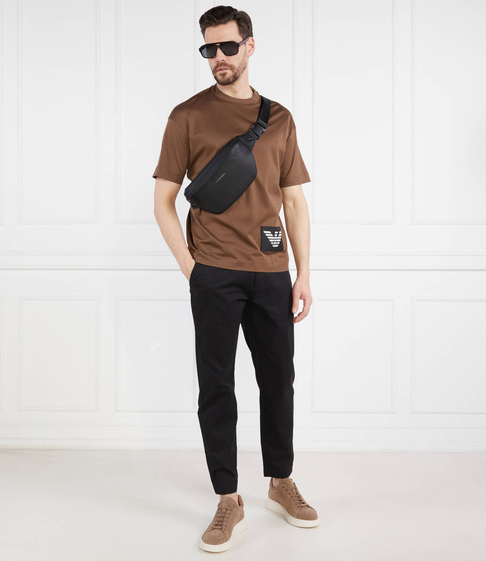 Футболка Emporio Armani - коричневый(3R1TV1 1JSAZ)