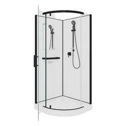 Душевая кабина Ceruttispa (ЧеруттиСпа) KORRA90B, с низким поддоном, 90x90x205