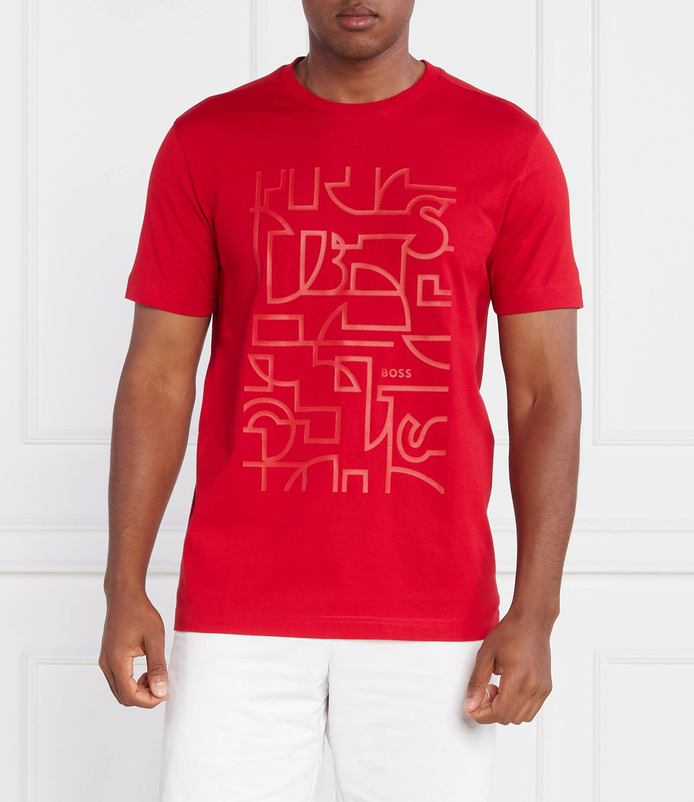 Футболка Tee 2 BOSS GREEN - красный(50494783)