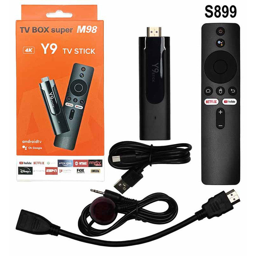 Приставка Смарт TV Box Андроид Q6 TV STICK 2/16 Гб (Amlogic S905Y4)