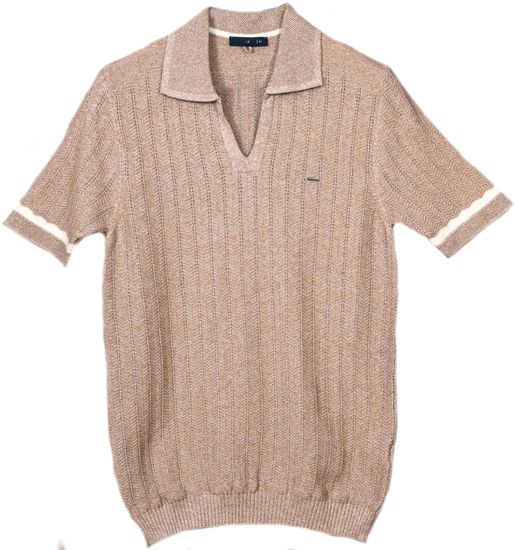 Футболка Поло из хлопка и льна MeleCL (Турция). Р-ры 46-52