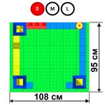 Набор GigaBloks 7,5: Крепость на платформе