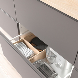IKEA UPPDATERA  (ИКЕА УППДАТЕРА)  -  Контейнер, светлый бамбук, 24x32x15 см