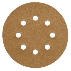 D-125; P500; 5 шт. GOLD, 8 отверстий. Шлифовальные круги 125мм на липучке, SUNMIGHT: 125 мм; P500; 5 шт.