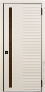 Квинс (Слоновая кость RAL 9001/Дуб темный) Kvins