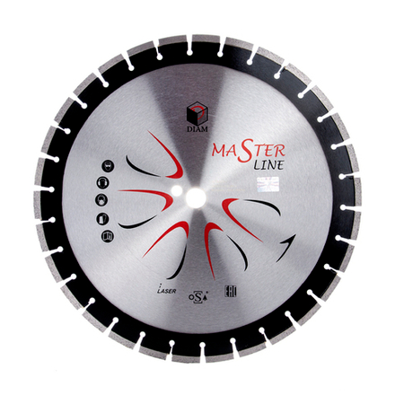 Сегментный алмазный круг DIAM 450 мм АСФАЛЬТ MASTER LINE 000529