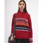 Свитер БИЧ с капюшоном красный