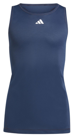 Футболка для девочки теннисная Adidas Girls Club Tank Top - небесный