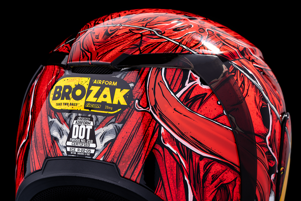 Airform Brozak MIPS Helmet / Красно-желтый