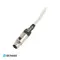 Labkable 8w Silver galaxy 5pin-Dual 3pin XLR 1m