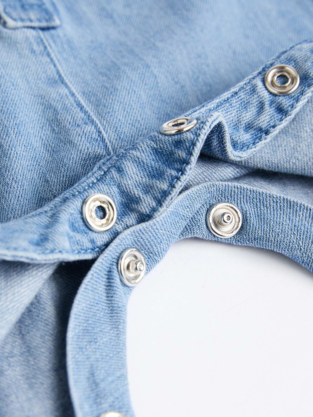 Комбинезон джинсовый для малышей Next Q96-697, Голубой