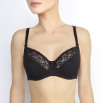 Бюстгальтер-балконет с мягкими трехразрезными чашками (Размер: 85C) (Цвет: голубой)