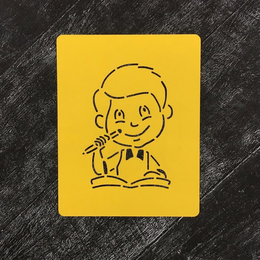 Ученик №16 Мальчик с тетрадкой