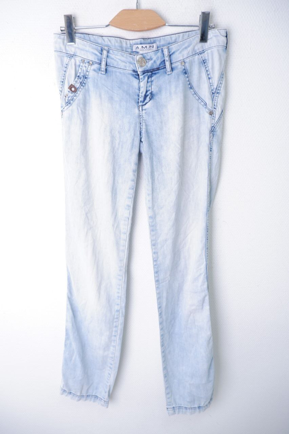 Джинсы A.M.N. Madness National стильные 46 размер