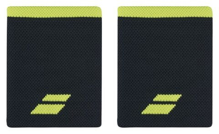 Теннисные напульсники Babolat Logo Jumbo Wristband - Black