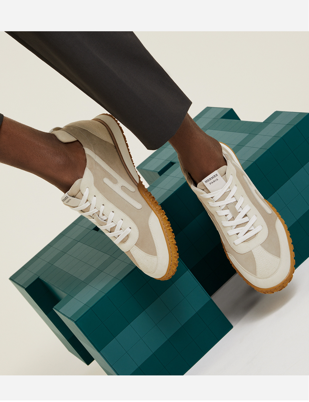 Hermes Jet Sneaker Beige Esquisse (H242153Z BA)