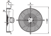 Вентилятор осевой S4E450-AV01-24