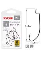 Крючок офсетный рыболовный RWH-01 №06 ( 2 упк по 8шт)