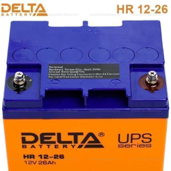 Аккумуляторная батарея Delta HR 12-26 (12V / 26Ah)