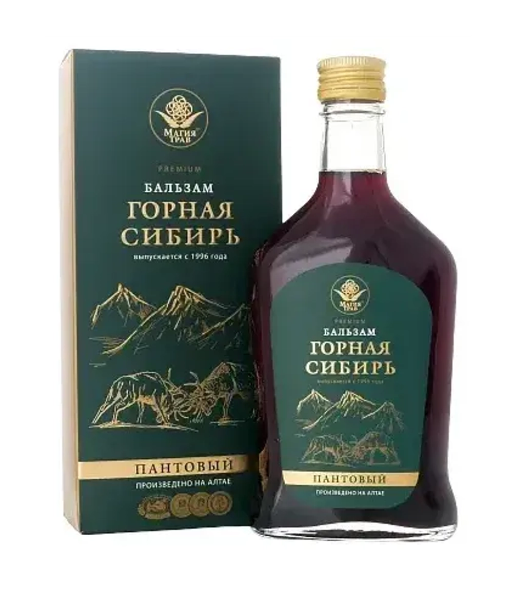 Бальзам "Горная Сибирь" "Пантовый" "МАГИЯ ТРАВ" 250м