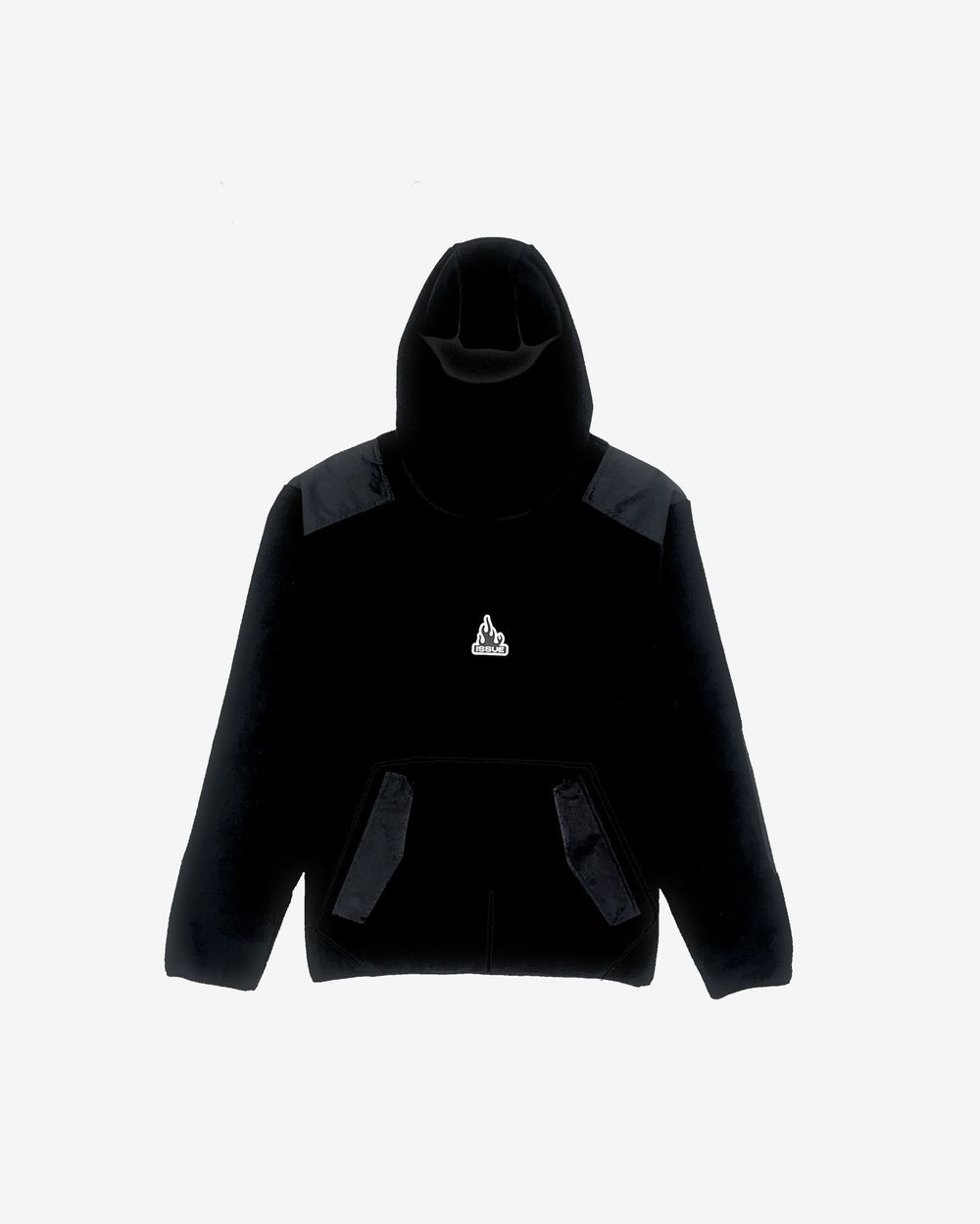Толстовка Issue Анорак Fleece черная