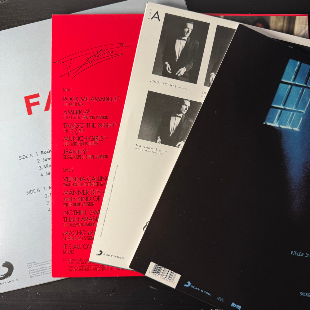 Falco ‎– Falco 4LP (Европа 2016г.)