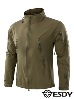 Куртка SoftShell ESDY Tactical Jacket (JA-01). Олива