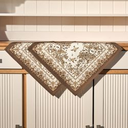 НАБОР САЛФЕТОК ИЗ 2-Х ШТ "ROYAL GARDEN",40Х40СМ, 100% ХЛОПОК ,БЕЖЕВЫЙ ,ТВИЛ