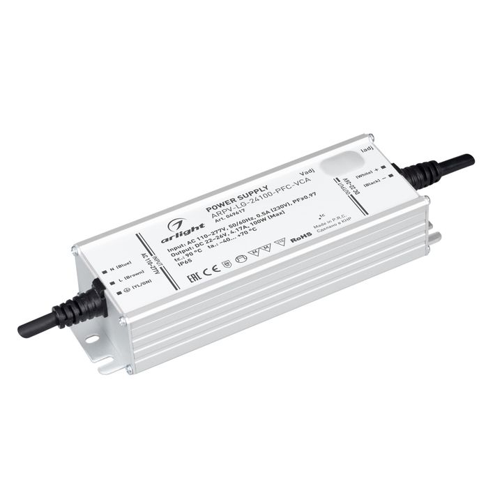 Блок питания Arlight ARPV-LG-24100-PFC-VCA 22-26V 100W IP65 4,17A 049617
