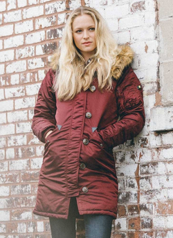 Куртка Аляска Женская - Elyse Parka 2015 (бордовая - maroon)