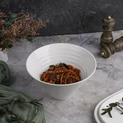 Салатник 1500 мл миска для лапши d 20 см h10,5 см белый Panasia P.L. Proff Cuisine [3]