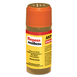 Краска светло-коричневая.