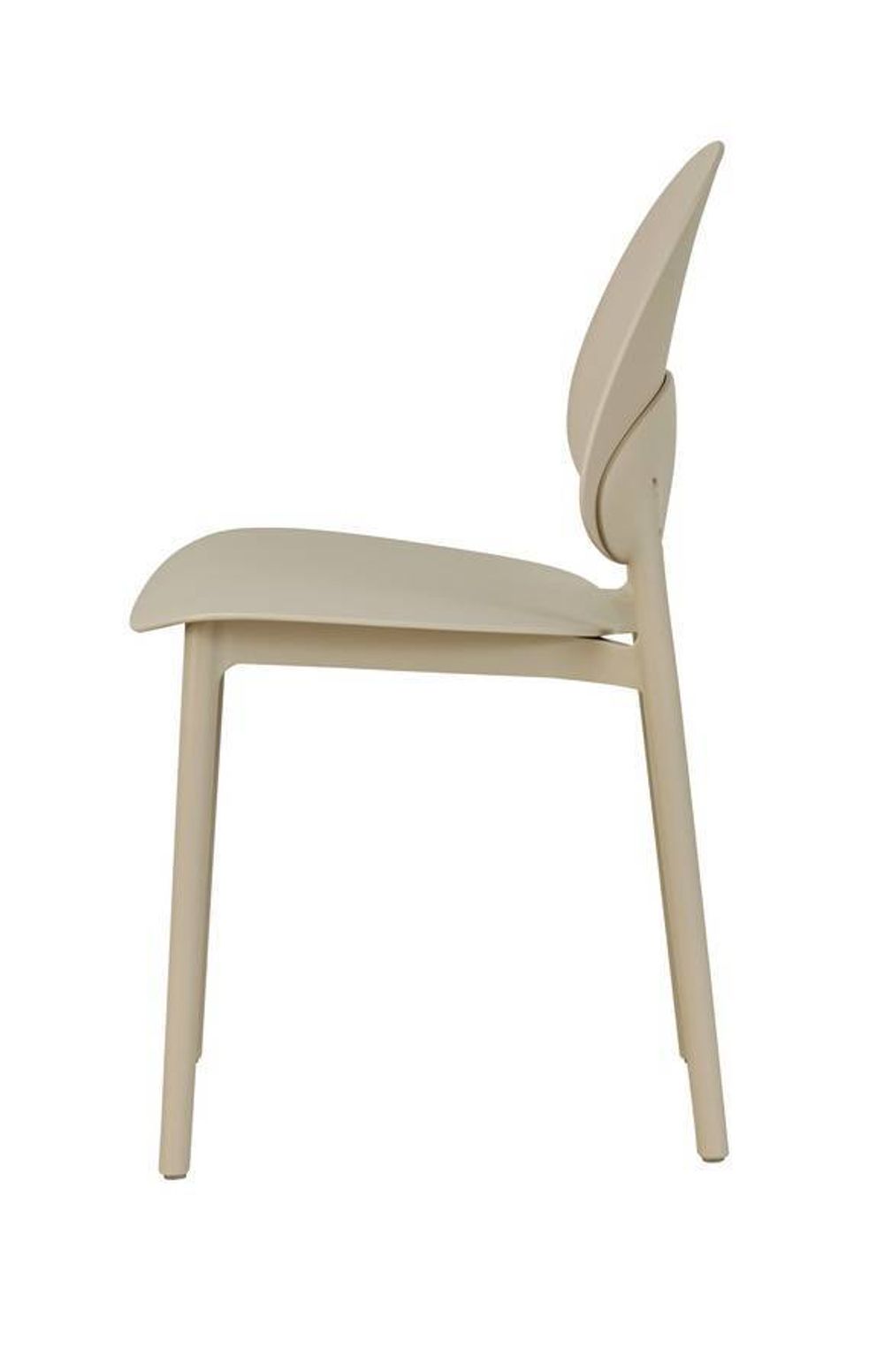 "Апероль" стул пластиковый, цвет бежевый