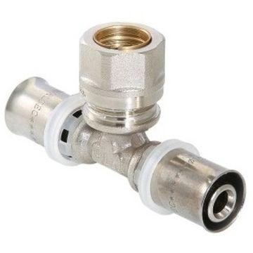 Пресс-фитинг Тройник VALTEC 20 x 15 x 20 с переходом на обжимное соединение (арт. VTm.233.I.201520)