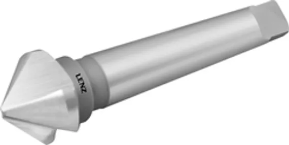 Зенковка 90°, 25 мм, HSS-XE, трёхгранный хвостовик, LENZ, арт. LZSK-20250