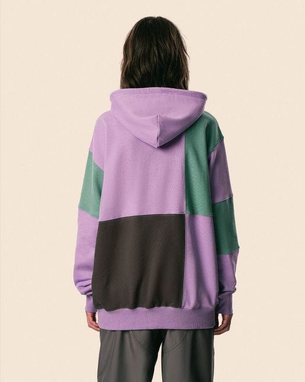 Худи HTF фиолет/графит/зеленый - фото 5