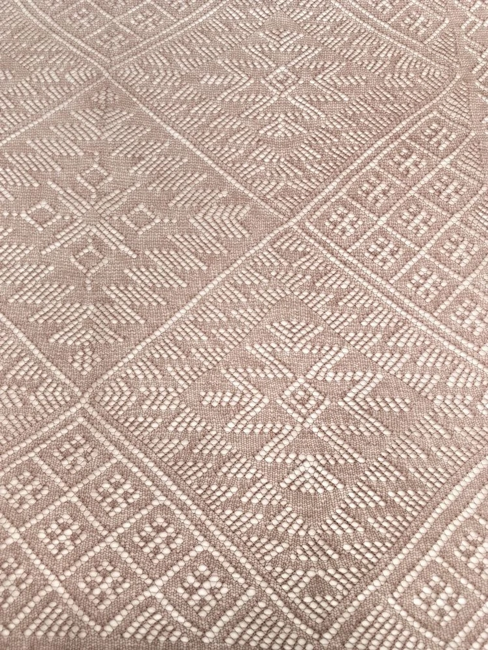 Оренбургский пуховый платок-паутинка А150-06 магнолия