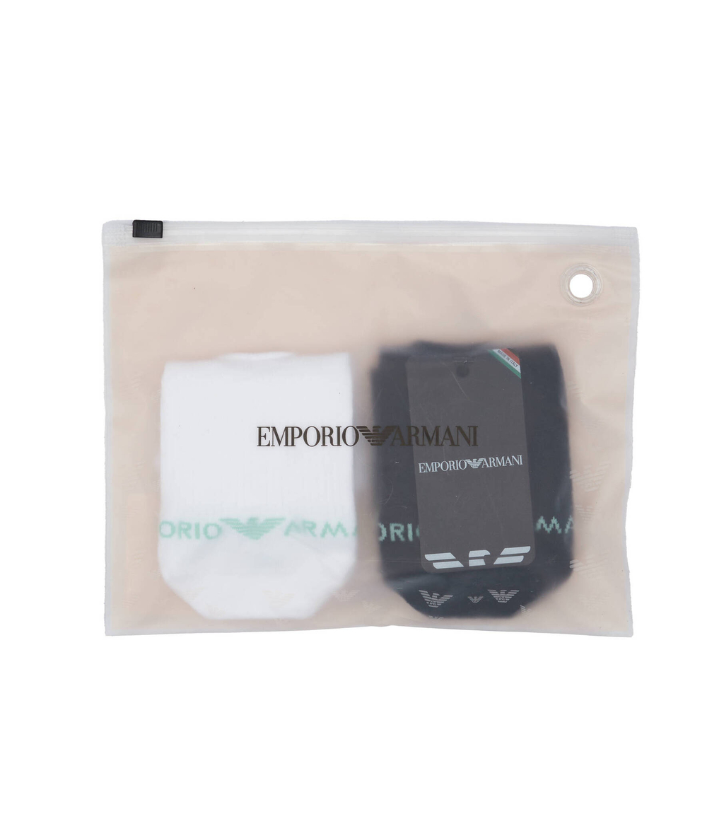 Носки/носки-следы 2 пары Emporio Armani - белый(292312 4R229)