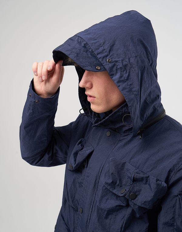Куртка We Don’t Care Swiss M70 Crinkle Nylon Jacket Navy - фото 4
