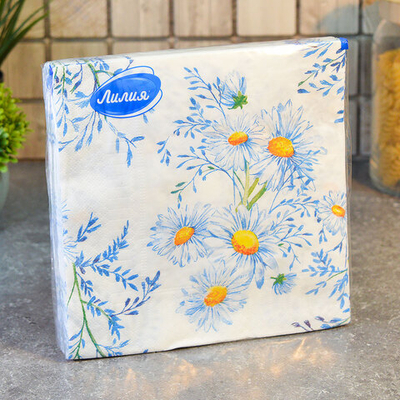 Салфетки 33*33см 20 листов 2-слойные "Прелесть"