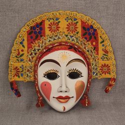 Интерьерная малая маска Полосочка