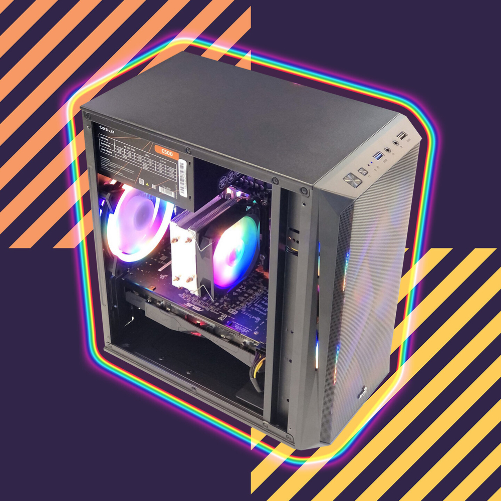 Игровой компьютер, i7 8 ядер, Озу-16GB, AMD Radeon RX580 8GB, SSD 512GB, Windows 11