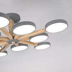 Люстра на штанге Imperiumloft TURNA Gray TURNA-B01