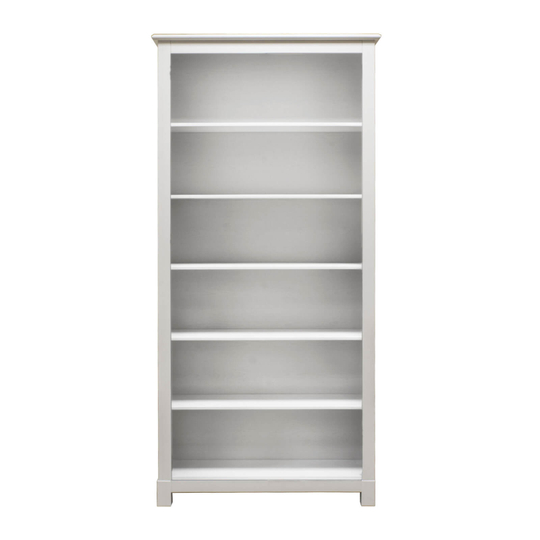 Стеллаж для книг, 100x210x32, Рауна 20, белый воск