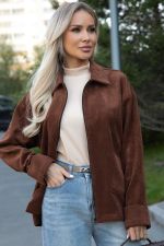 Жакет вельветовый Реджина (коричневый) Б14563-9М LT Collection