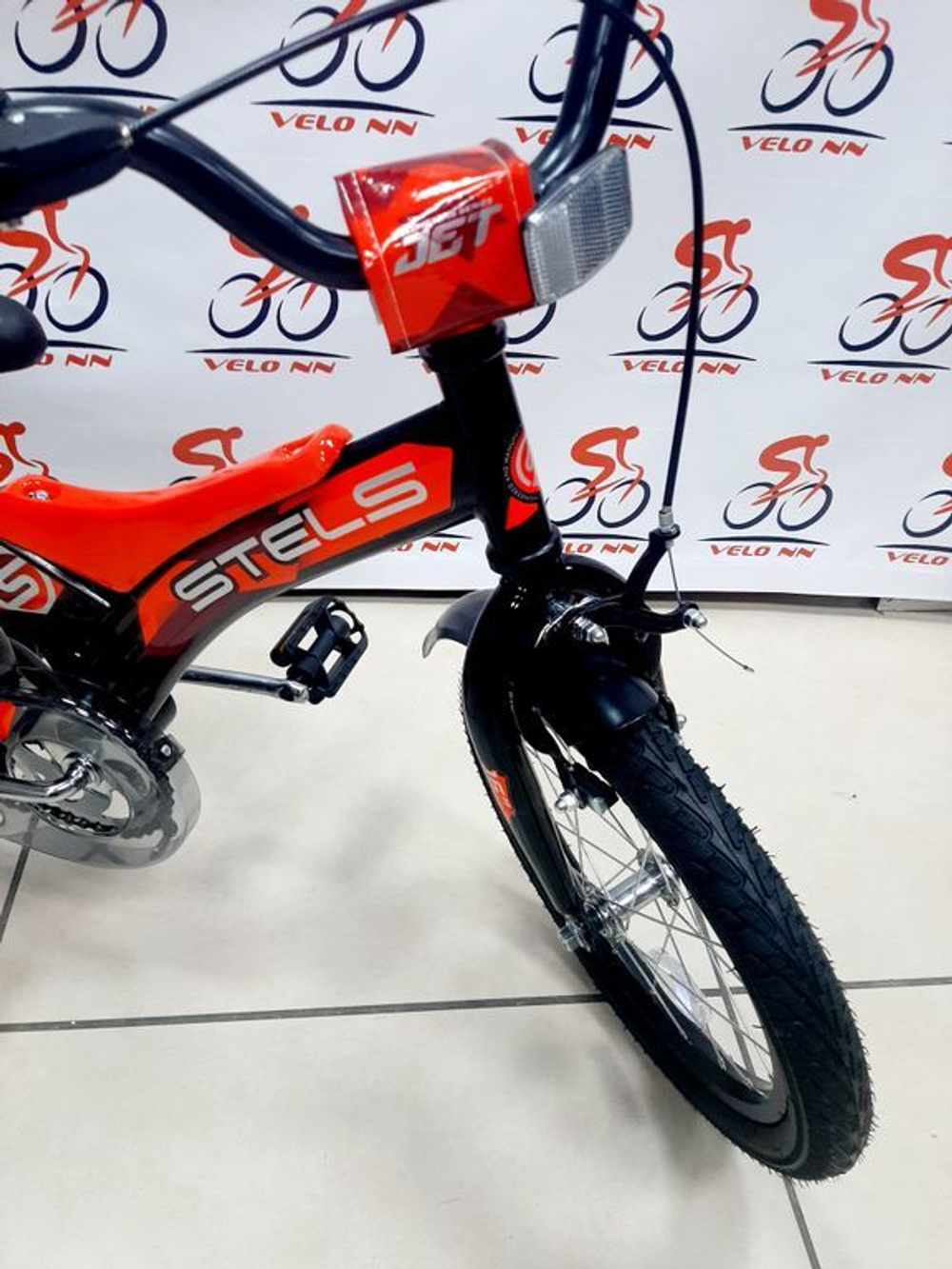 Велосипед Stels 16" Jet  арт.Z010/черно-оранжевый
