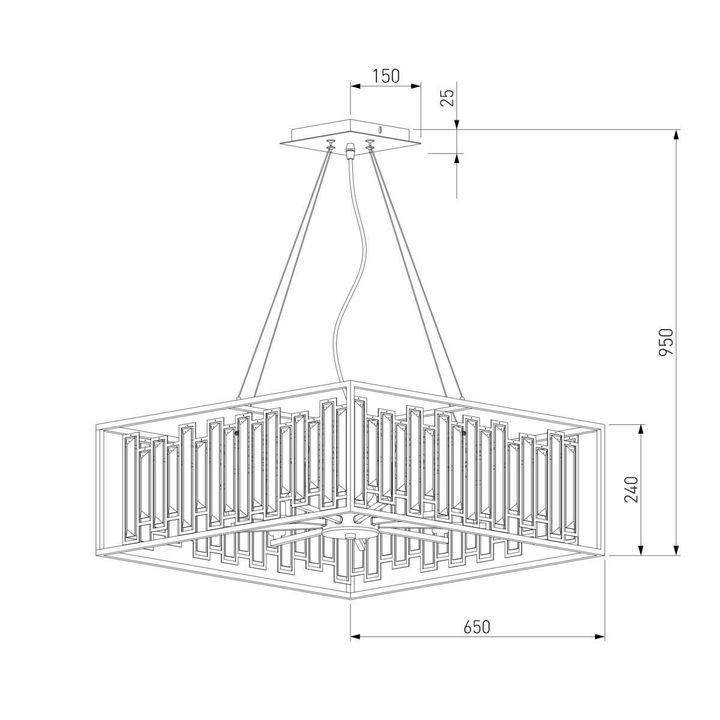 Подвесная люстра Bogates Cella 377/9 Strotskis