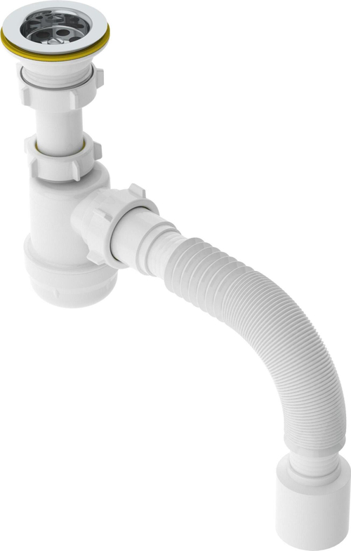 САНДЕСАНТ СИФОН ДЛЯ КУХНИ УМЫВ 1 1 2Х40 МАЛЫЙ С Г Т 40Х50 (S0110-АК)