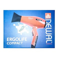 Фен для волос красный 2000Вт Dewal ErgoLife Compact