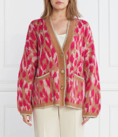 Кардиган Liu Jo - розовый(MF3162 MAG71)